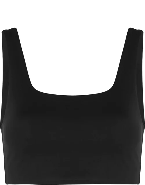 Girlfriend Collective Tommy Black Bra Top