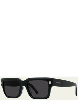 Men's Metal 4G Square Acetate Sunglasse
