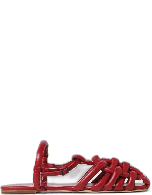 Flat Sandals HEREU Woman colour Red