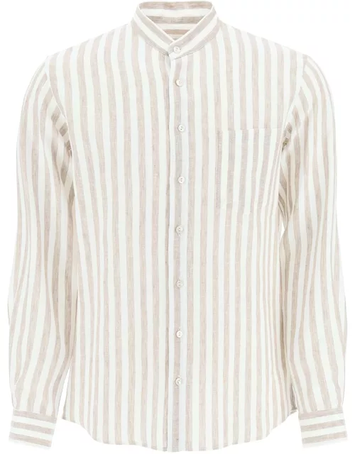 Agnona Striped Linen Shirt