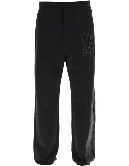 Y-3 Jogger Pants With Coated Detai