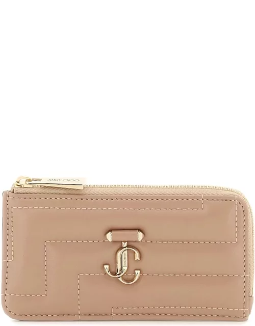 Jimmy Choo Quilted Nappa Leather Zipped Cardholder