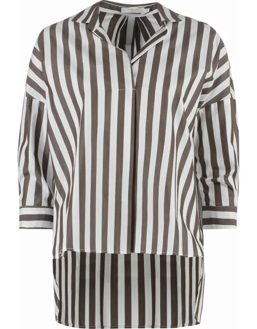 Barba Napoli Striped Cotton Shirt