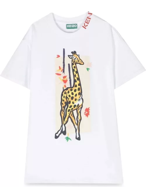kenzo giraffe t-shirt dres