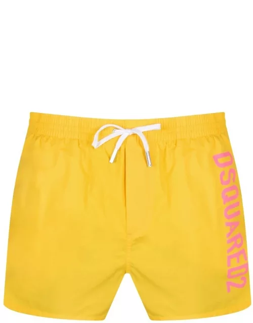 DSQUARED2 Swim Shorts Yellow