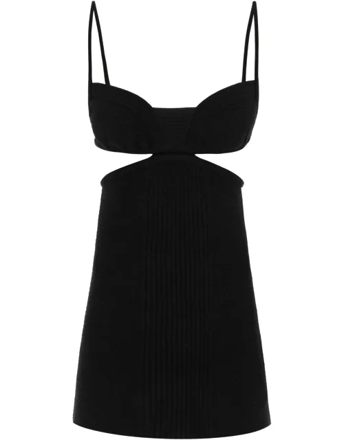 OFF-WHITE cut-out mini dres