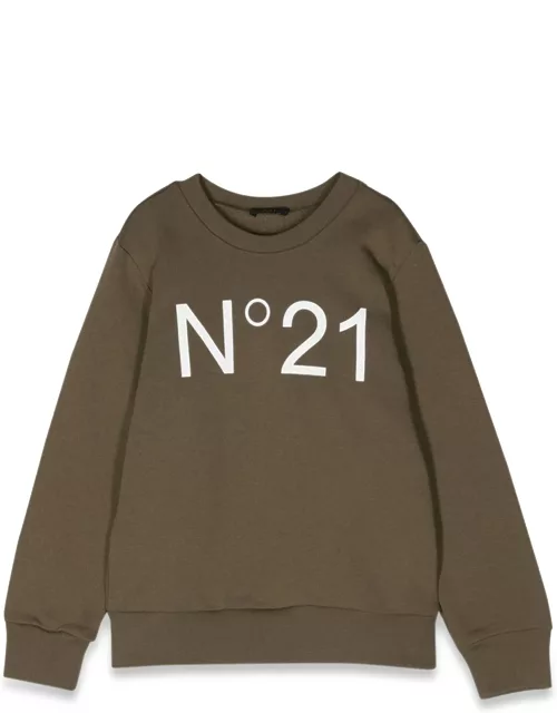 n°21 logo crewneck sweatshirt