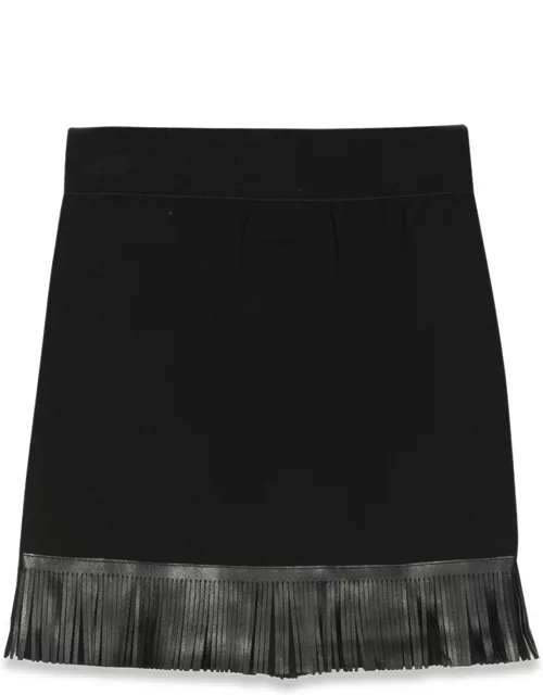 dkny logo zipper skirt and bang
