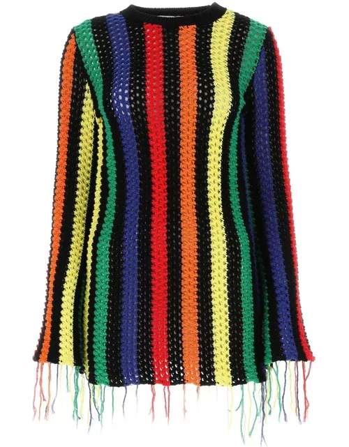 MSGM Multicolor Cotton Sweater