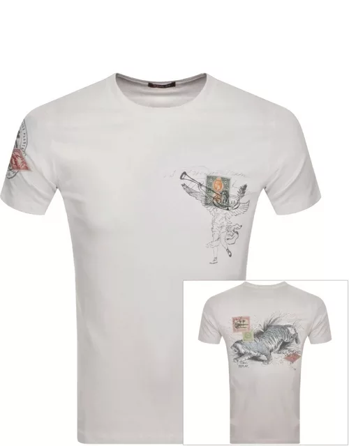 Replay Stamp T Shirt White