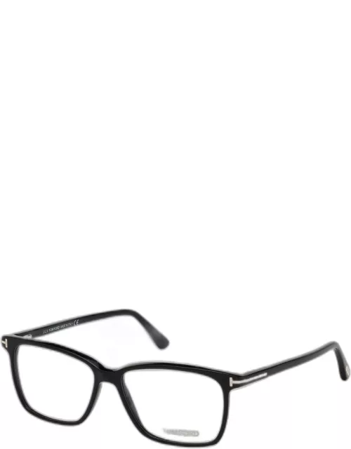 Square Acetate Optical Glasses, Black
