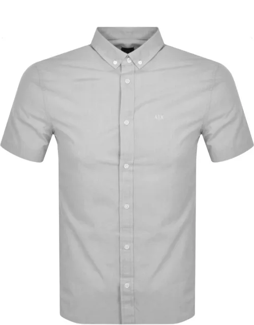 Armani Exchange Short Sleeved Shirt Grey