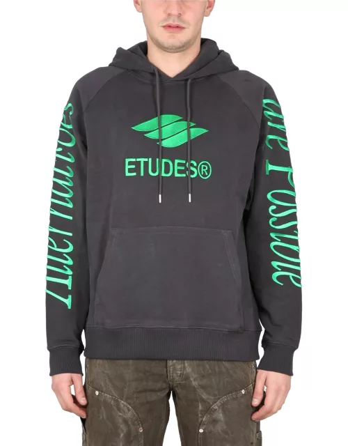 études sweatshirt with logo embroidery