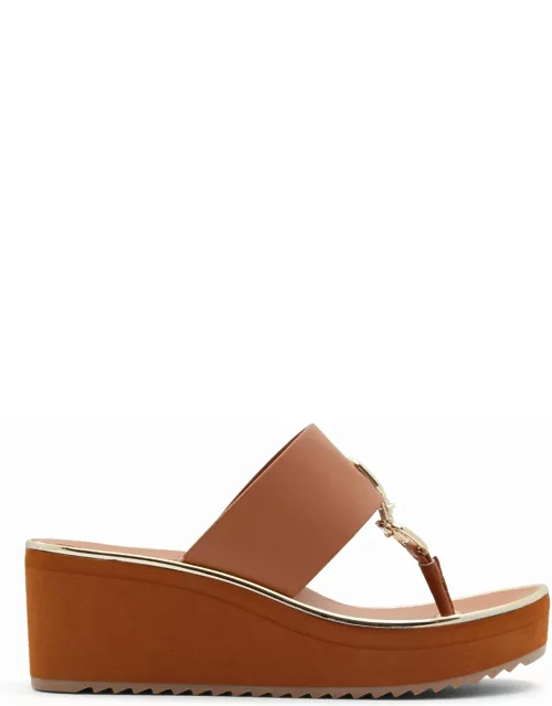 ALDO Maesllan - Women's Wedge Sandals - Brown
