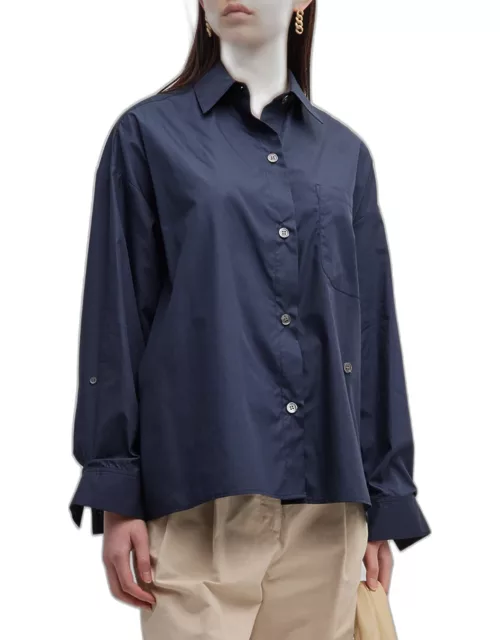Earl Cotton Button-Front Shirt