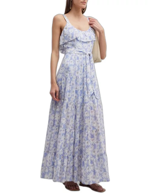 Tevin Floral Tiered Maxi Dres