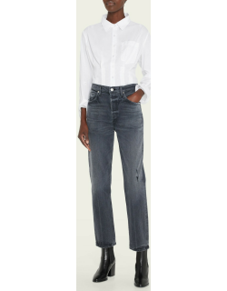 Sabine Vintage High Rise Straight Jean