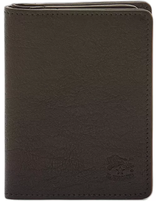 Men's Oriuolo Leather Bifold Card Holder