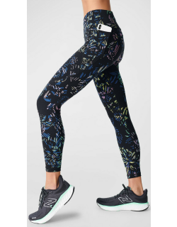 Floral Refract Power 7/8 Workout Legging