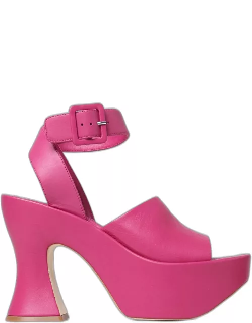 Heeled Sandals PALOMA BARCELÒ Woman color Pink
