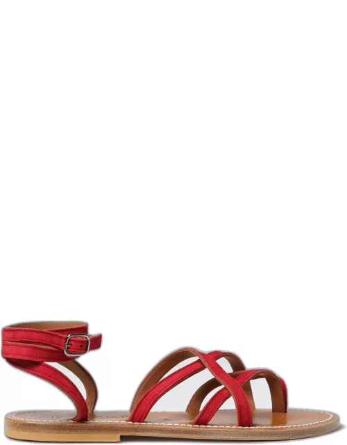 Flat Sandals K. JACQUES Woman colour Red