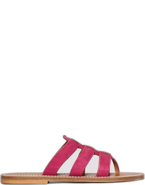 Flat Sandals K. JACQUES Woman colour Fuchsia