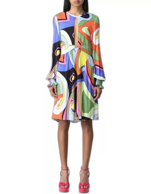 Dress MOSCHINO COUTURE Woman colour Multicolor