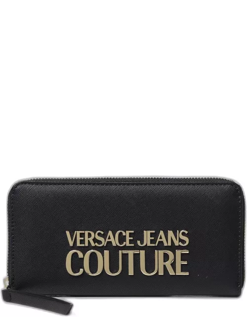 Versace Jeans Couture wallet in saffiano synthetic leather