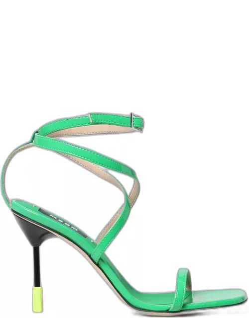 Heeled Sandals MSGM Woman colour Green