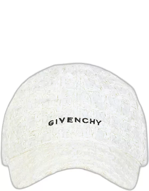Logo Tweed Baseball Cap