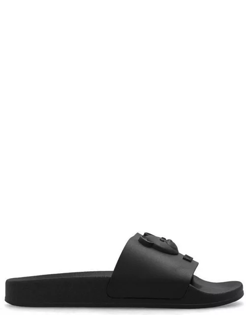 Moschino Logo Embossed Slip-on Sandal