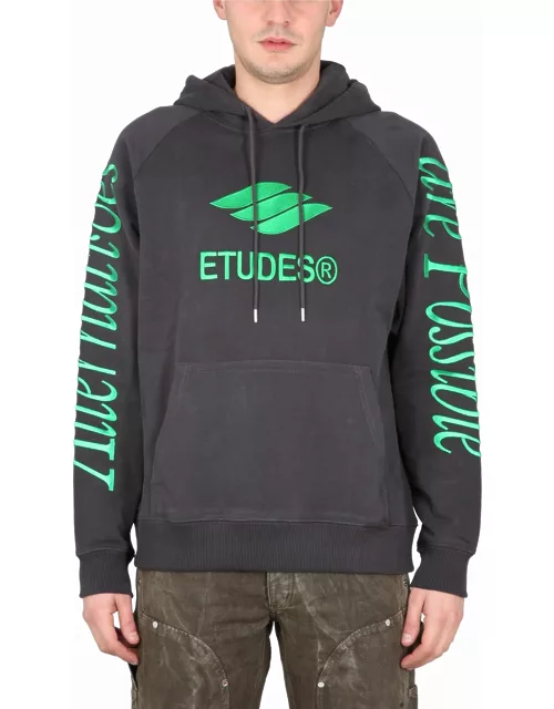Études Sweatshirt With Logo Embroidery