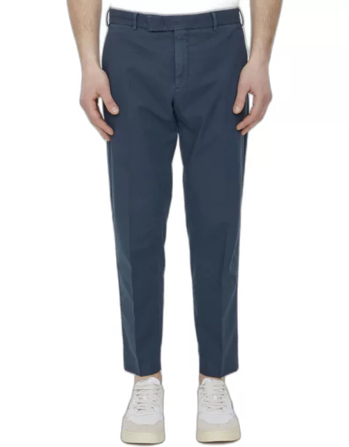 PT01 Blue Cotton Trouser