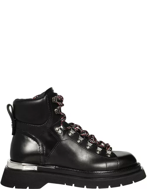 Dsquared2 Leather Combat Boot