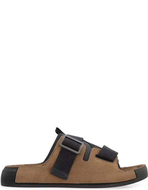 Stone Island Shadow Project Suede Sandal