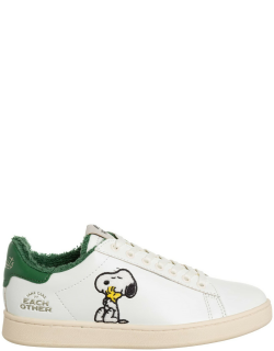 M.O.A. master of arts Peanuts Snoopy And Woodstock Gallery Leather Sneaker