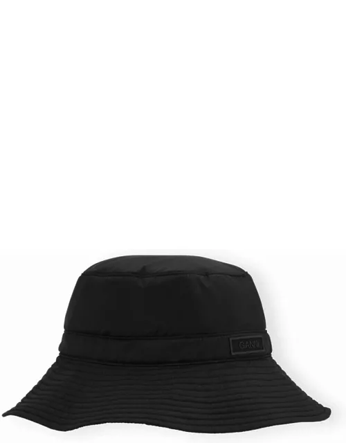 Ganni Black Bucket Hat