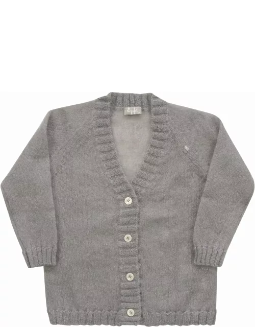 Il Gufo Mohair And Wool Blend Cardigan