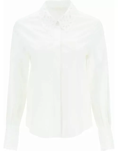 Chloé Cotton Embroidered Shirt
