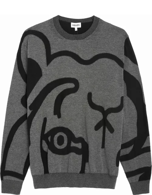 Kenzo Abstract Tiger-print Sweatshirt