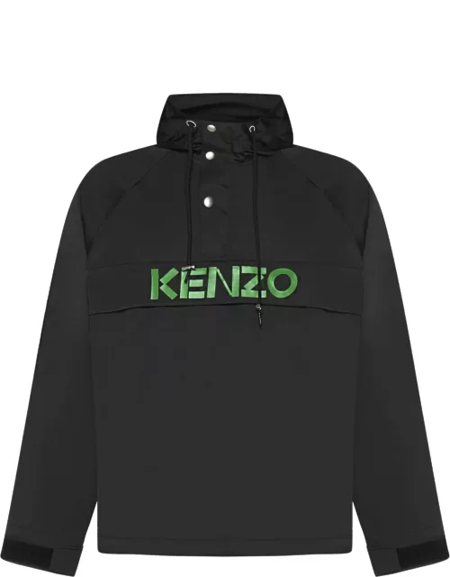Kenzo Hoodded Logo Jacket