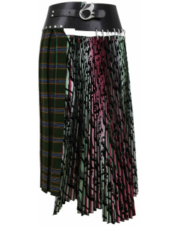 Chopova Lowena Nerine Half And Half Carabiner Skirt