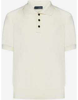 Lardini Cotton-blend Knit Polo Shirt