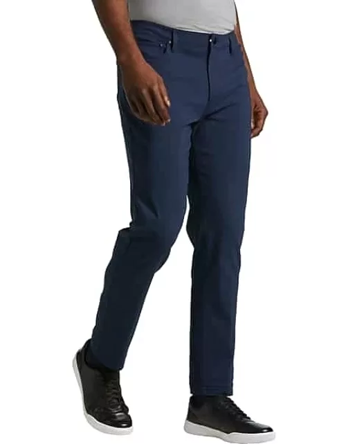 Collection by Michael Strahan Men's Michael Strahan Modern Fit Technical Pants Navy Solid
