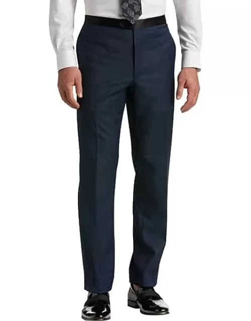 Pronto Uomo Platinum Men's Modern Fit Suit Separates Tuxedo Pants Navy Forma