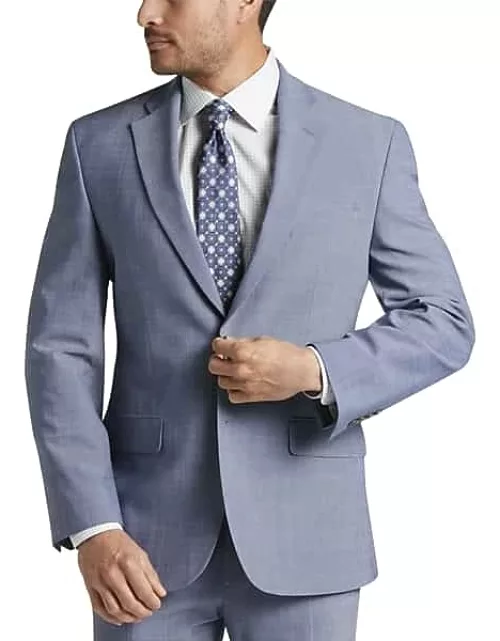 Awearness Kenneth Cole Modern Fit Men's Suit Light Blue