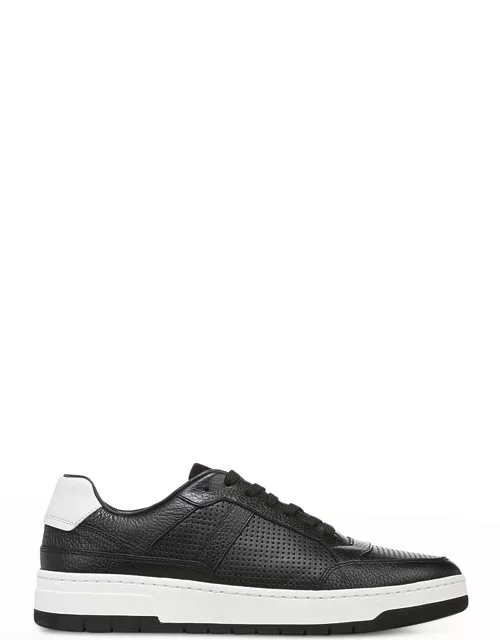 Men's Mason Perforated Leather Low-Top Sneaker