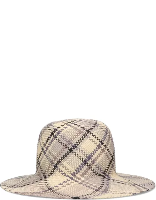 Thom Browne 'Madras' Straw Hat