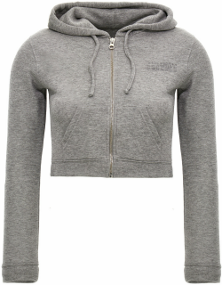 MM6 Maison Margiela Cropped Hoodie With Logo Embroidery