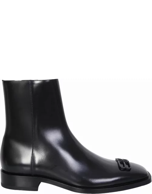 Balenciaga Rim Leather Ankle Boot